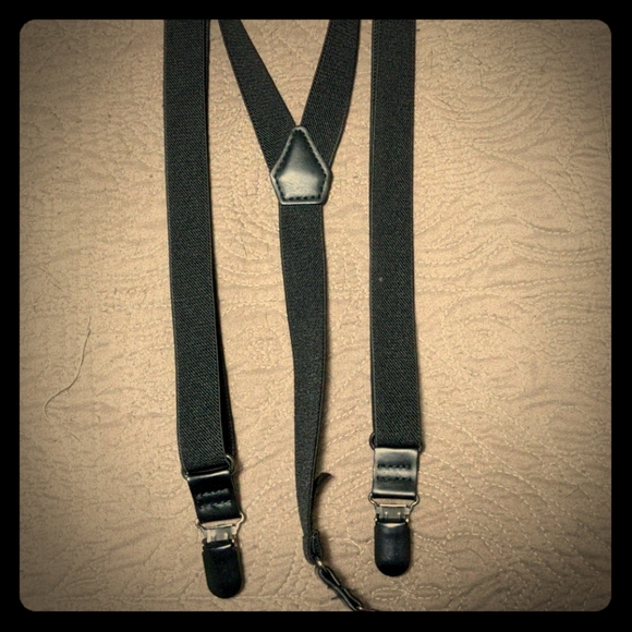 Other - Black suspenders, braces.